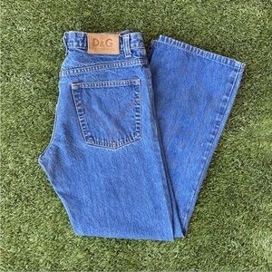 D&G Dolce & Gabbana Button Fly Blue Jeans Pants Denim AUTHENTIC